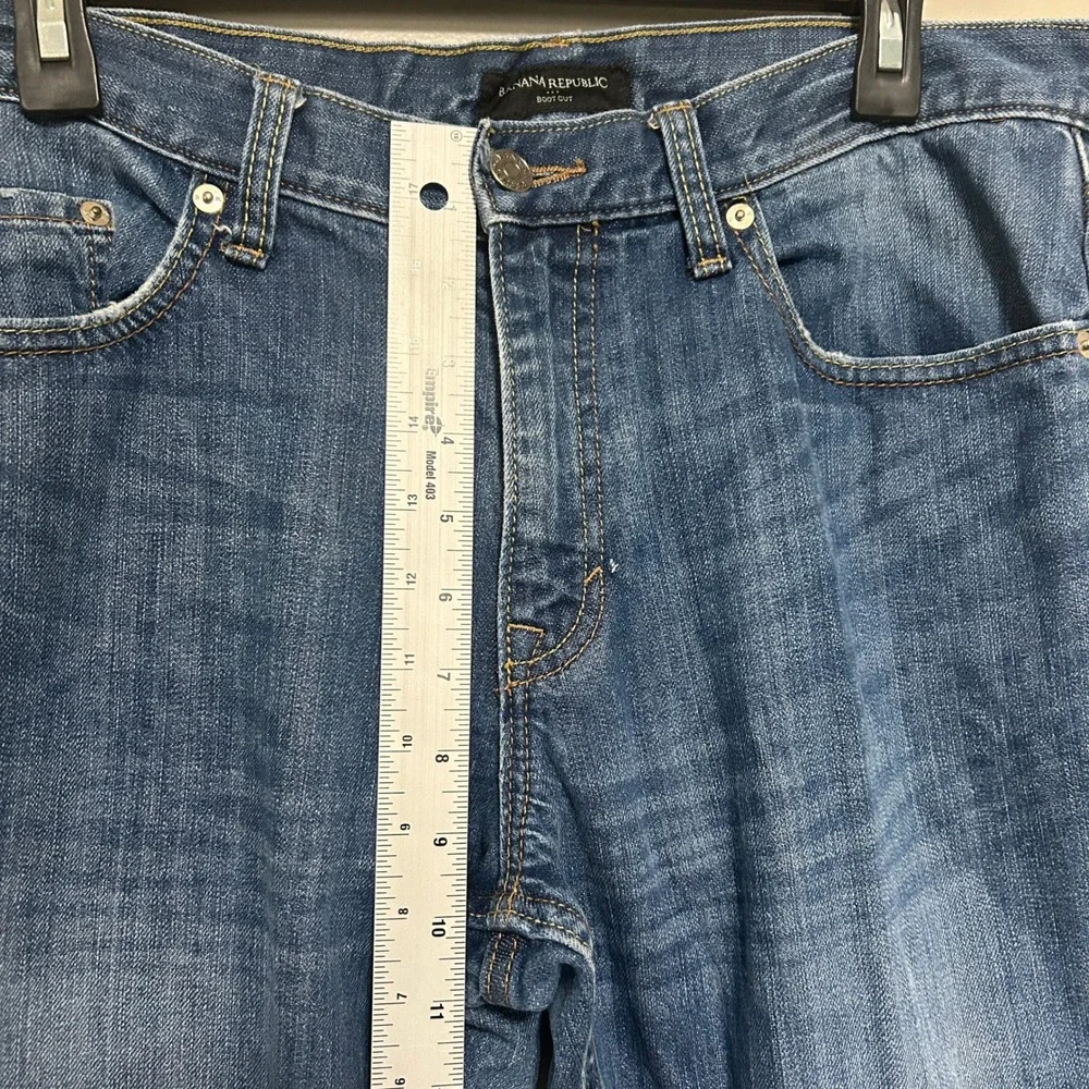 Banana Republic Boot Cut Jeans Mens 32x32 Blue Medium Wash Denim Americana Y2k